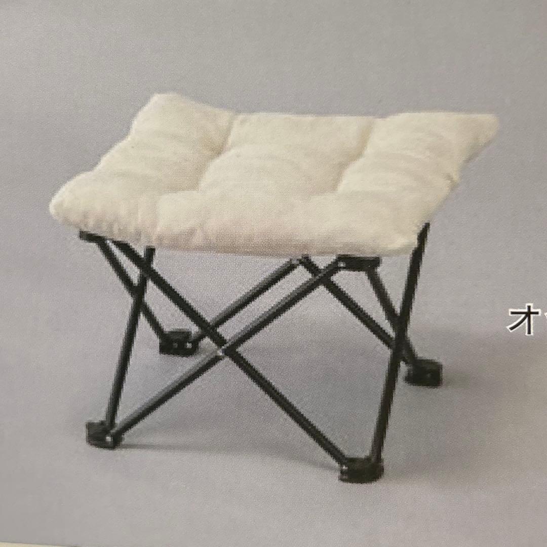 ニトリ　バタフライチェア　ワイド　折りたたみスツール　オットマン　セット