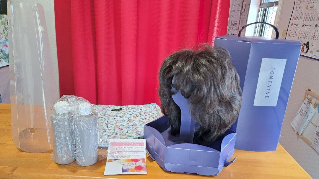 ショートウィッグ フォンテーヌダークブラウン 自然色