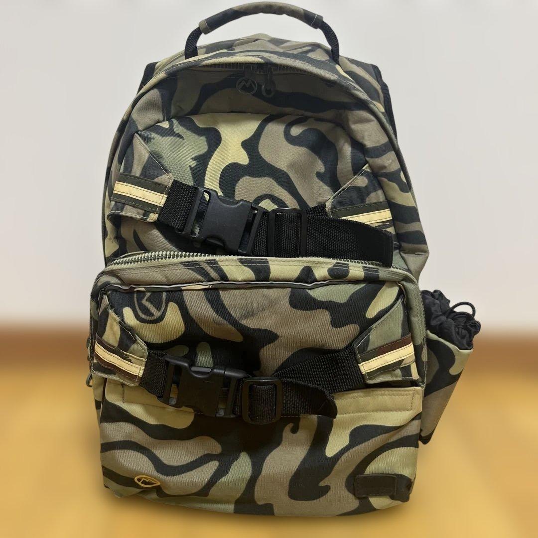 【希少】90s maharishi 忍者タグ (旧タグ)リュックバック カモフラ