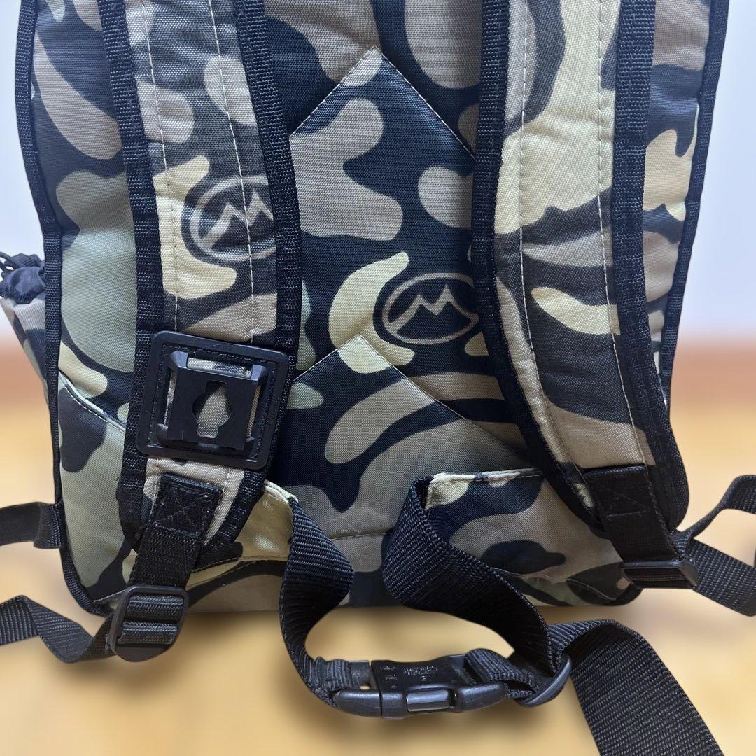 【希少】90s maharishi 忍者タグ (旧タグ)リュックバック カモフラ