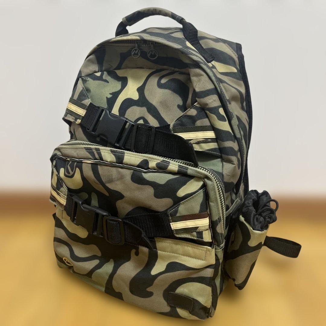 【希少】90s maharishi 忍者タグ (旧タグ)リュックバック カモフラ