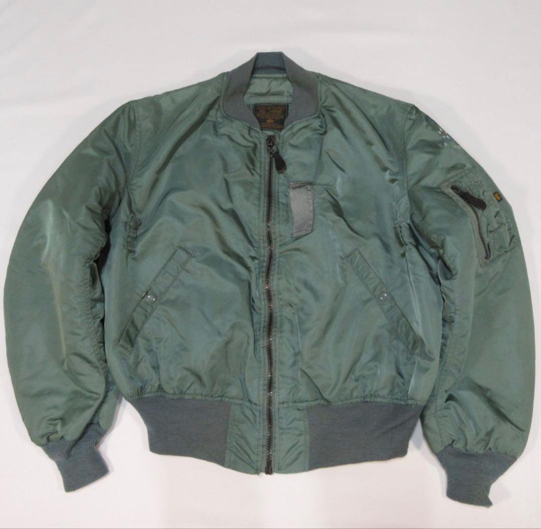 美品　90s　USA製　50s復刻　ALPHA INDUSTRIES　MA-1