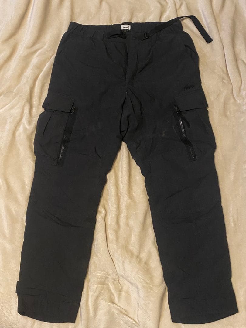 Amedama　ナンガ焚火ダウンパンツ /JPN M/ GRY(コゲ有)