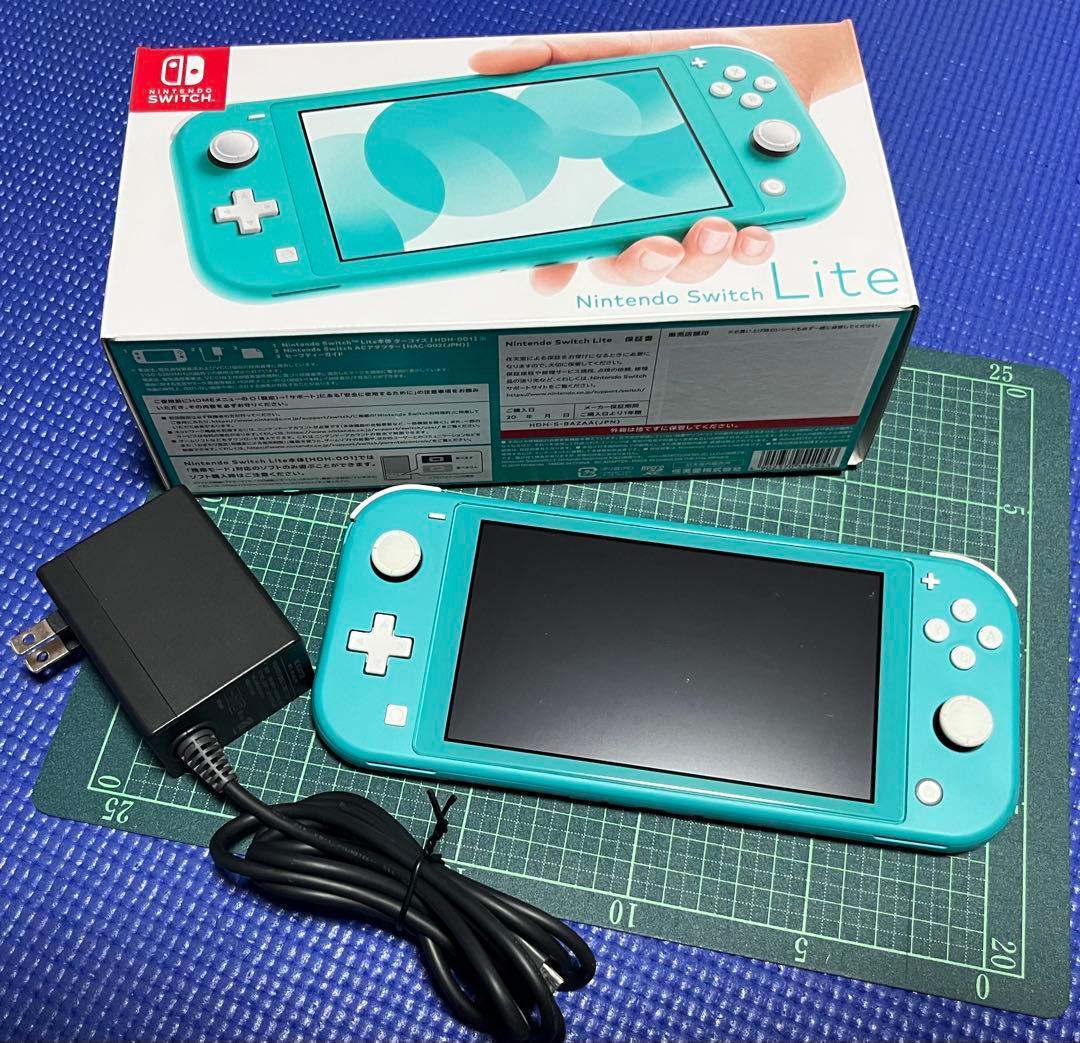 Nintendo Switch Lite ターコイズ　中古　傷有り