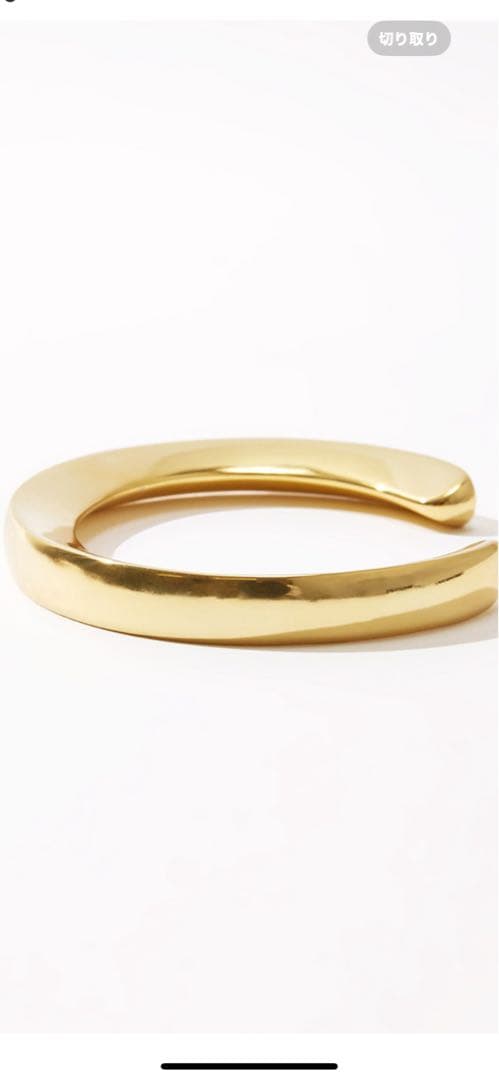 ゴールドオープンバングル