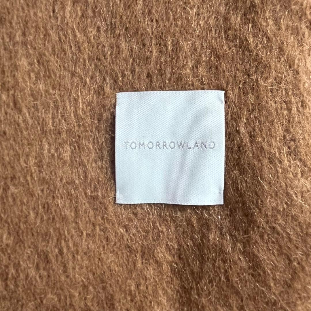 新品✨️トゥモローランド モヘヤウールナイロンソリッドストール キャメル マフラー