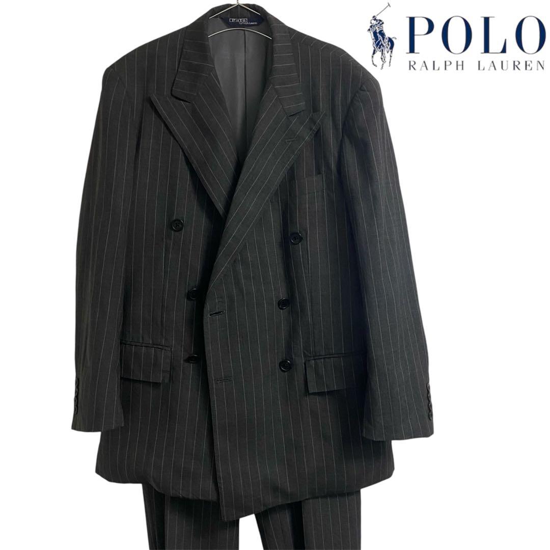 訳アリ　ポロバイラルフローレン　セットアップ　ダブルジャケット　菅田将暉　スーツ