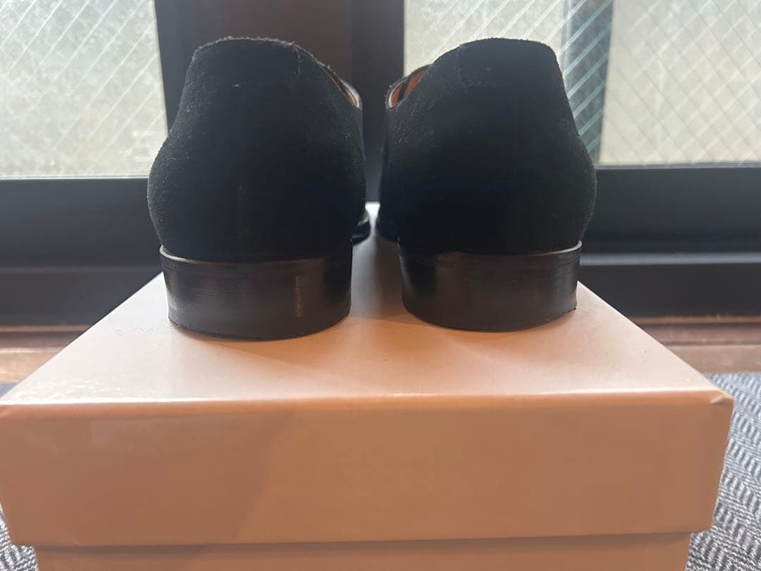 美品　フラテッリジャコメッティ　シングルモンクストラップ 大島拓身　シルバー