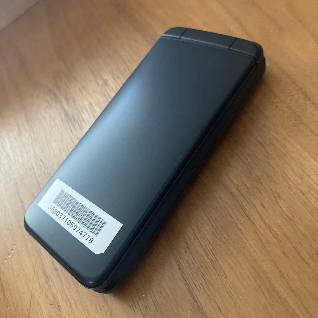 DIGNOケータイ3折りたたみ式 ブラック 本体