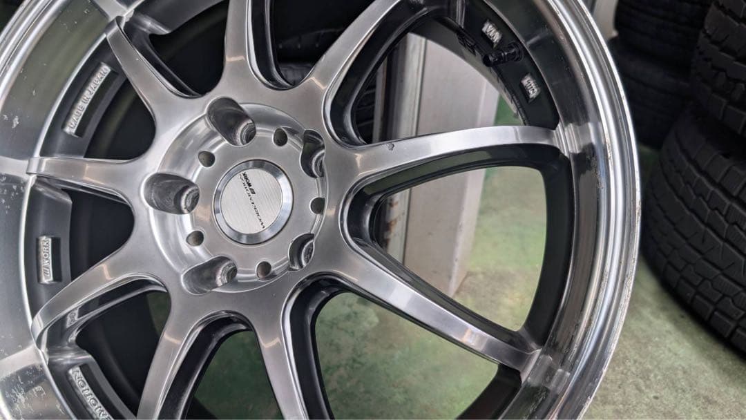 ワークエモーション D9R 19×8.5J+45 PCD120-5H 4本セット