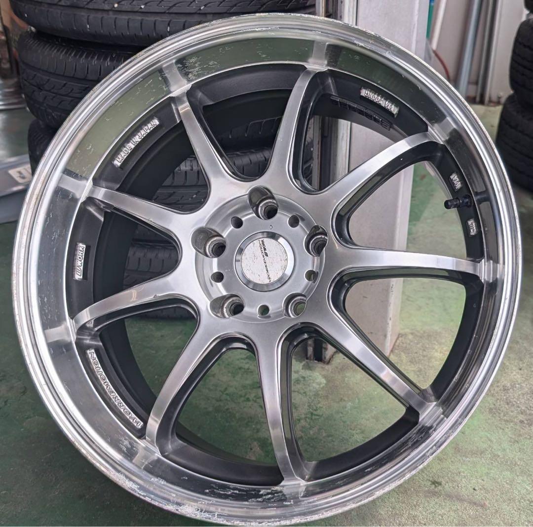 ワークエモーション D9R 19×8.5J+45 PCD120-5H 4本セット