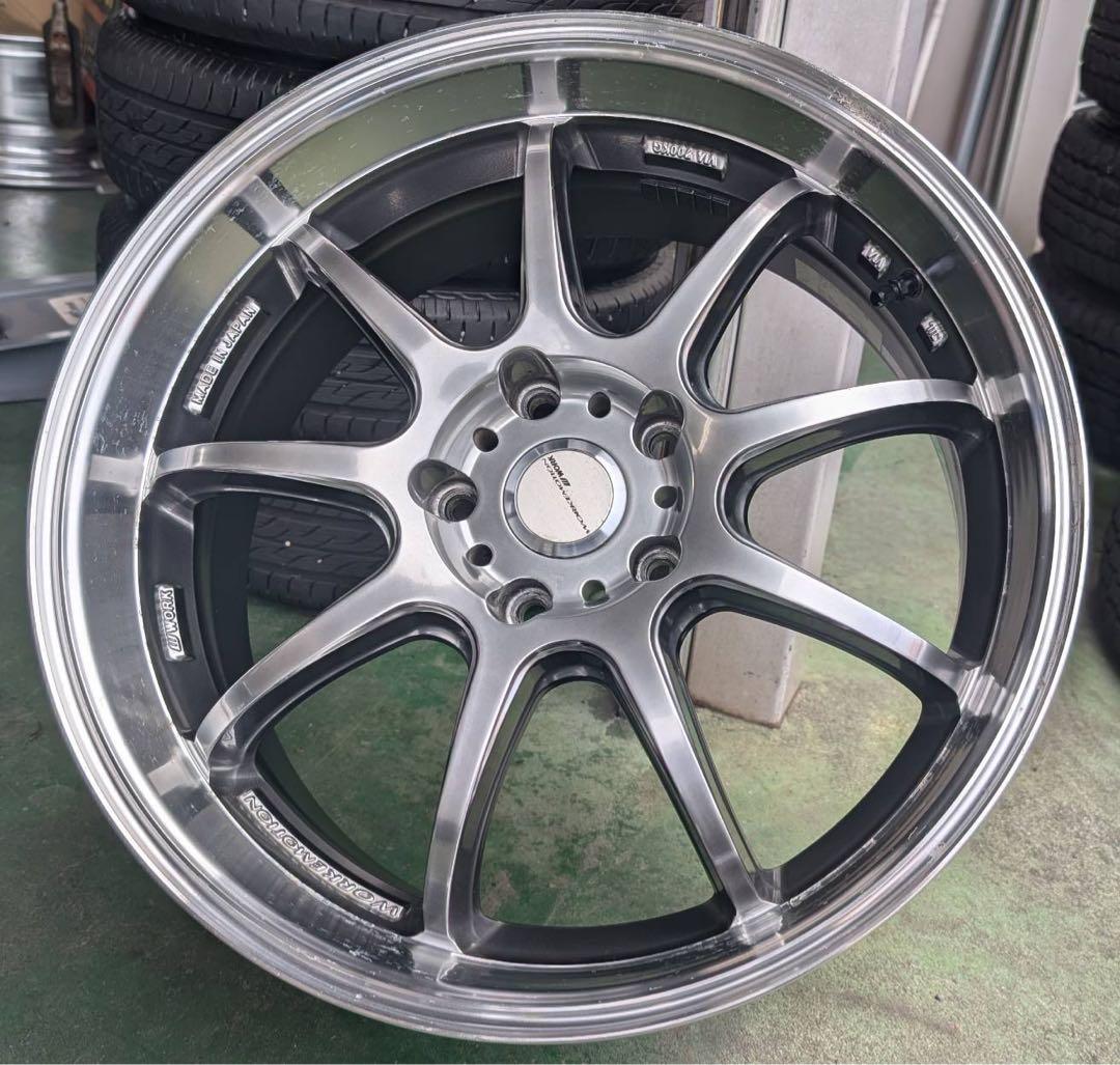 ワークエモーション D9R 19×8.5J+45 PCD120-5H 4本セット