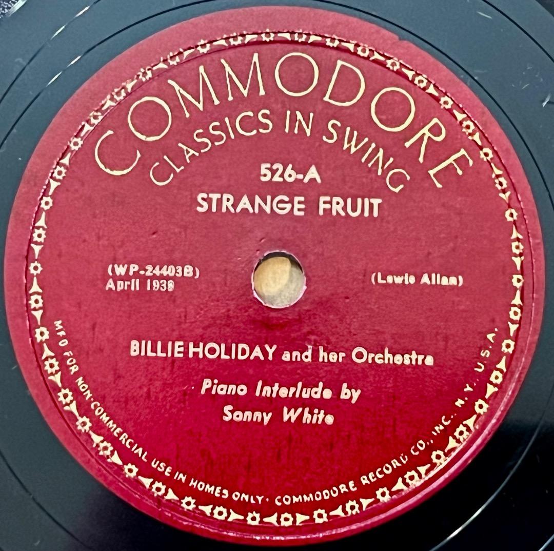 BILLIE HOLIDAY Strange Fruit 奇妙な果実