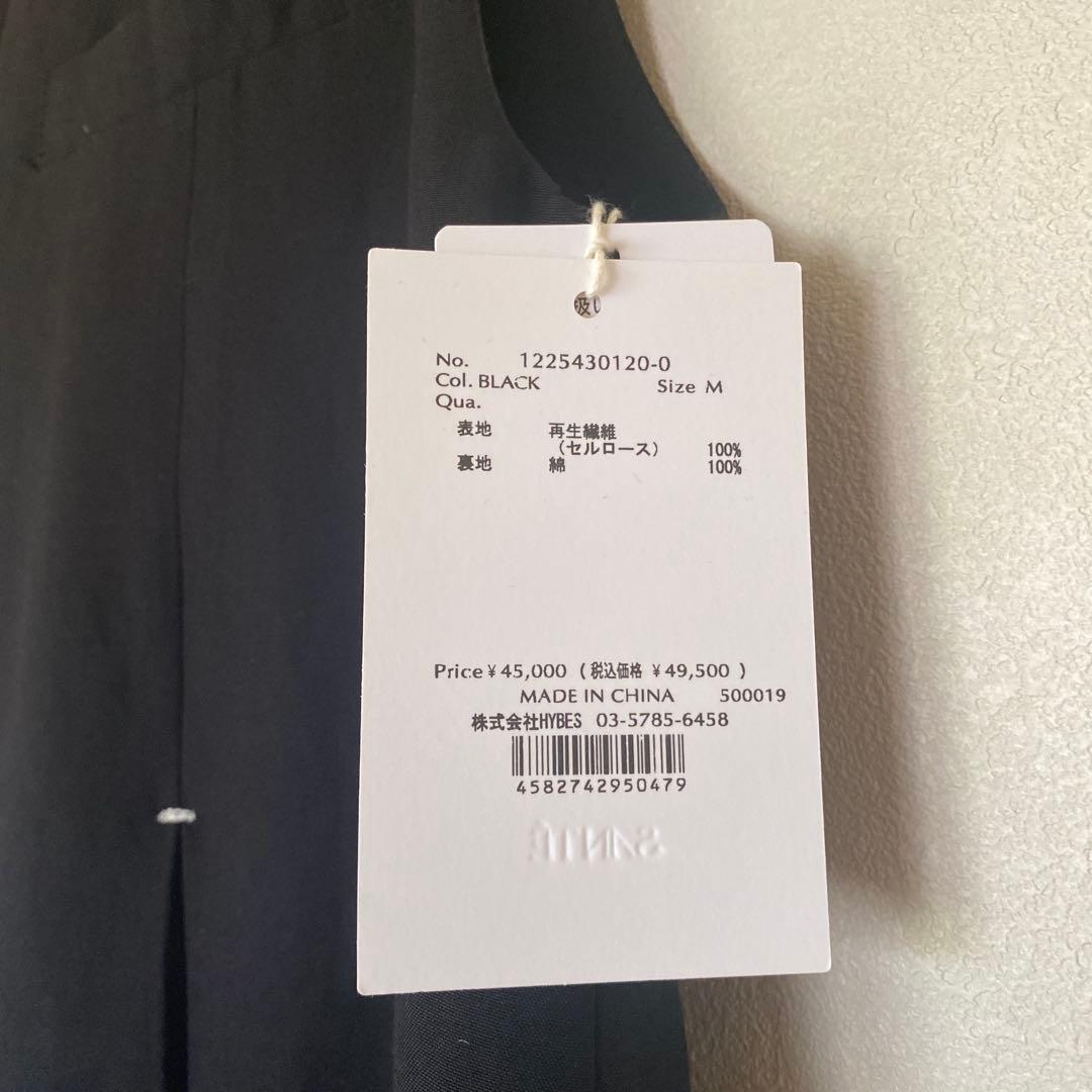 ETRE SANTE スリーブレスカーヴィオールインワン ブラックＭ