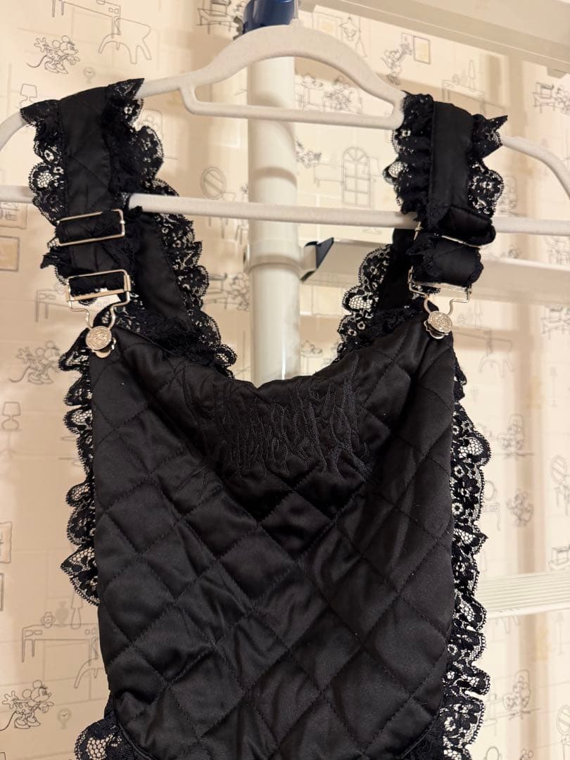 DimMoire キルティングサロペット