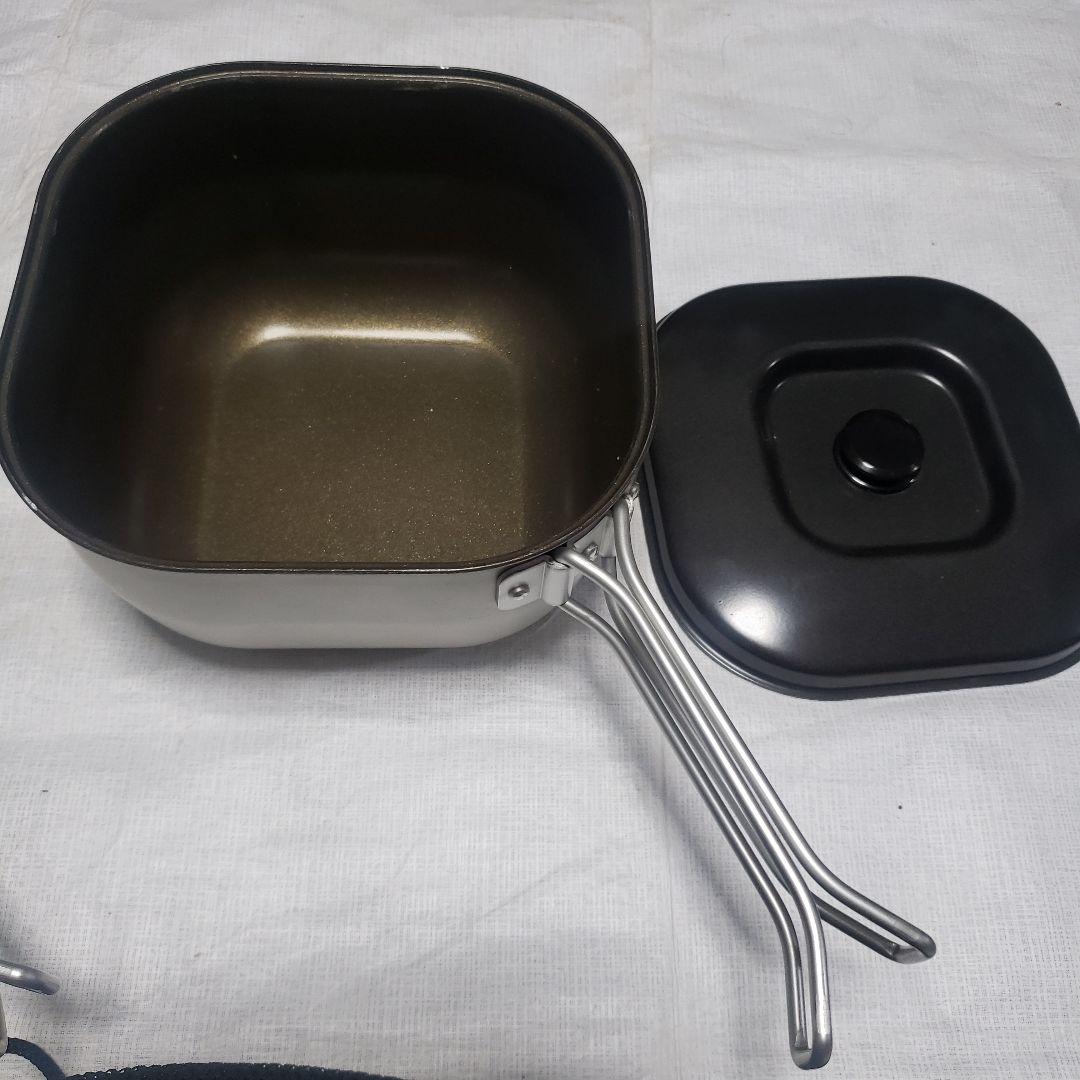 スノーピーク角形クッカーセット 収納ネット付き