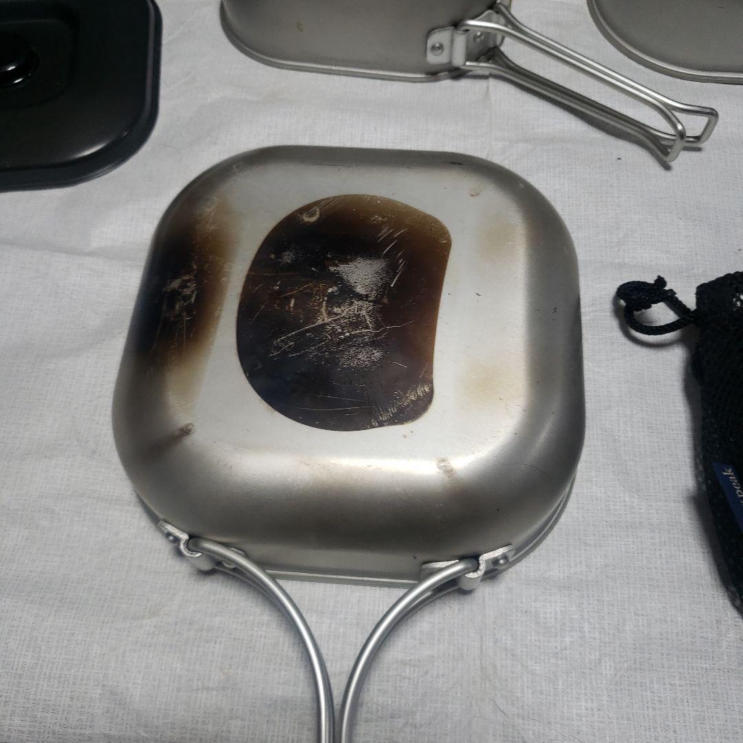 スノーピーク角形クッカーセット 収納ネット付き