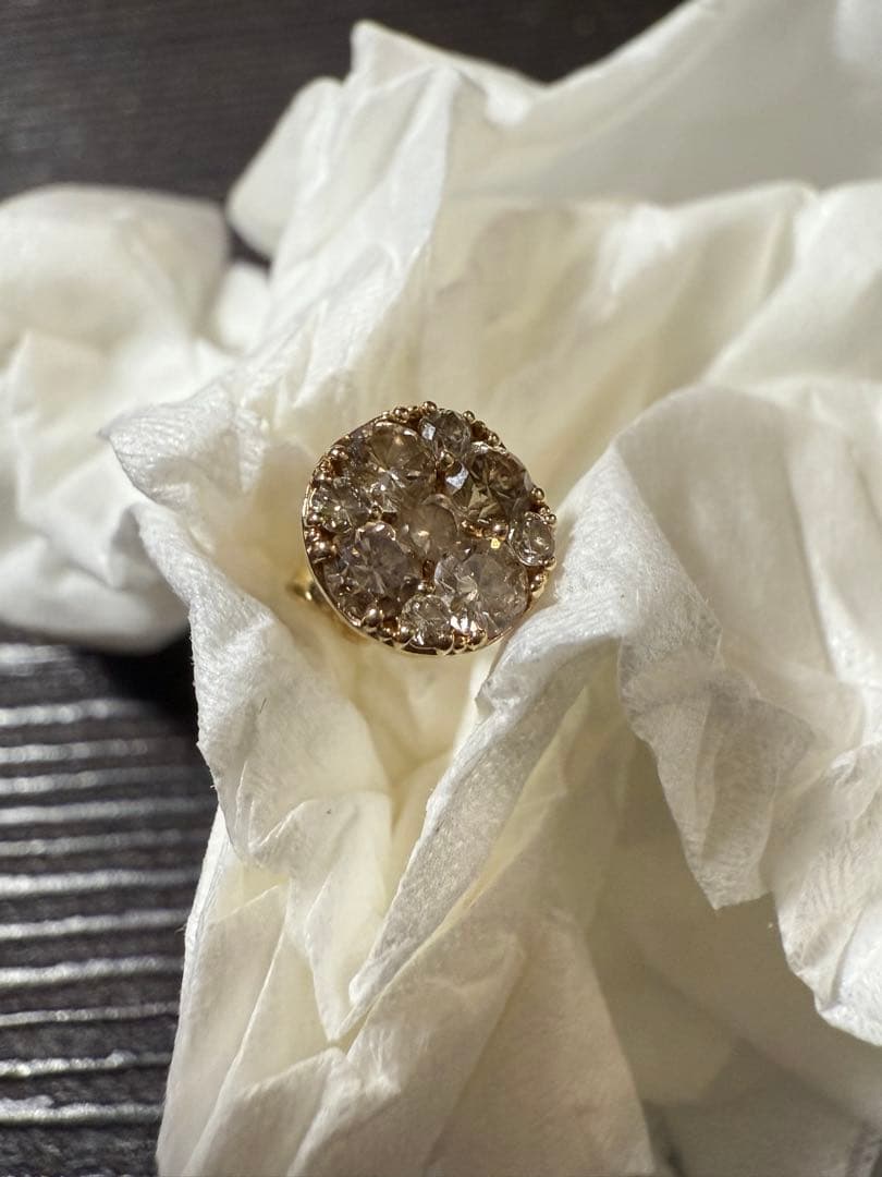 （アヴァランチ） 10k ダイアモンド ピアス 片耳