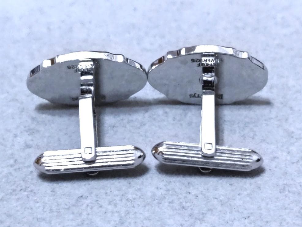 バーバリー　馬上の騎士　SILVER925K14GF　カフス　C1968