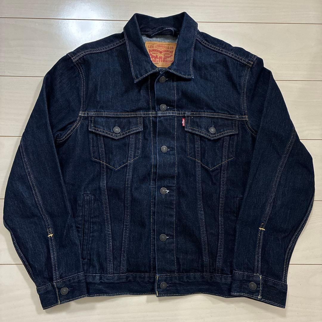 リーバイス 濃紺デニムセットアップ トラッカージャケット 501 W34
