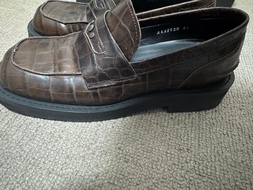 靴 andersson Bell Brown Loafers 40