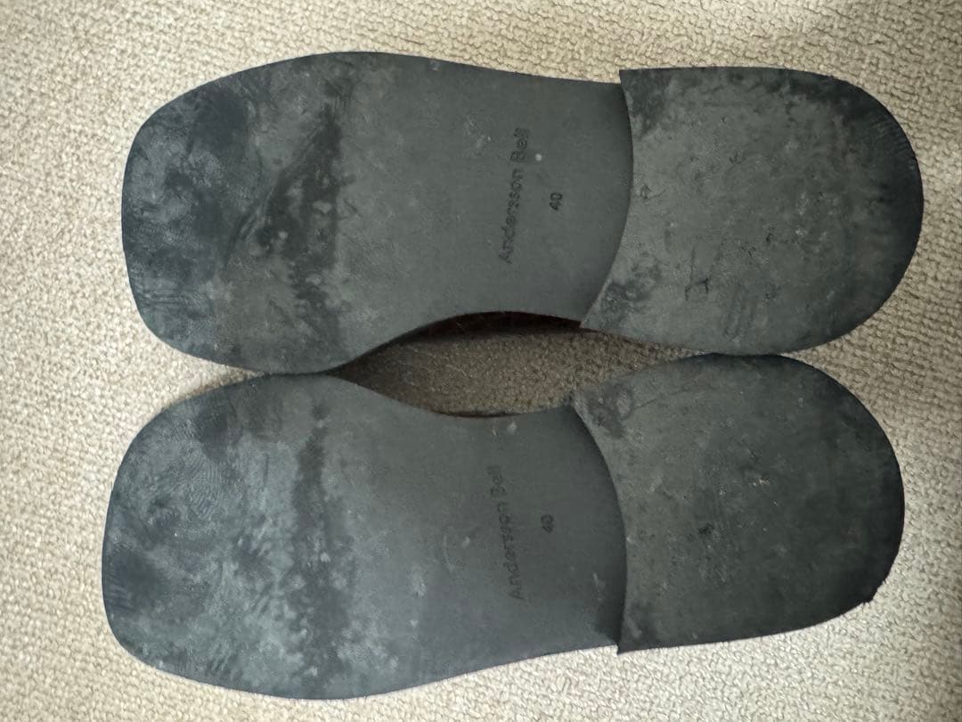 靴 andersson Bell Brown Loafers 40