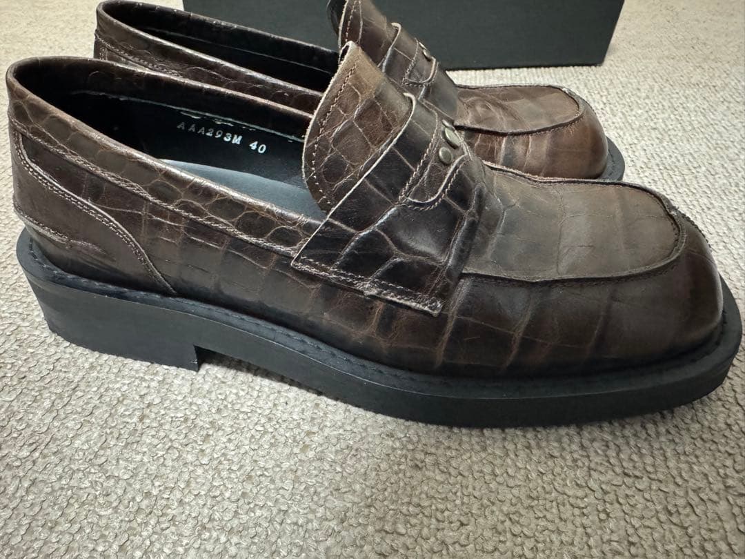 靴 andersson Bell Brown Loafers 40