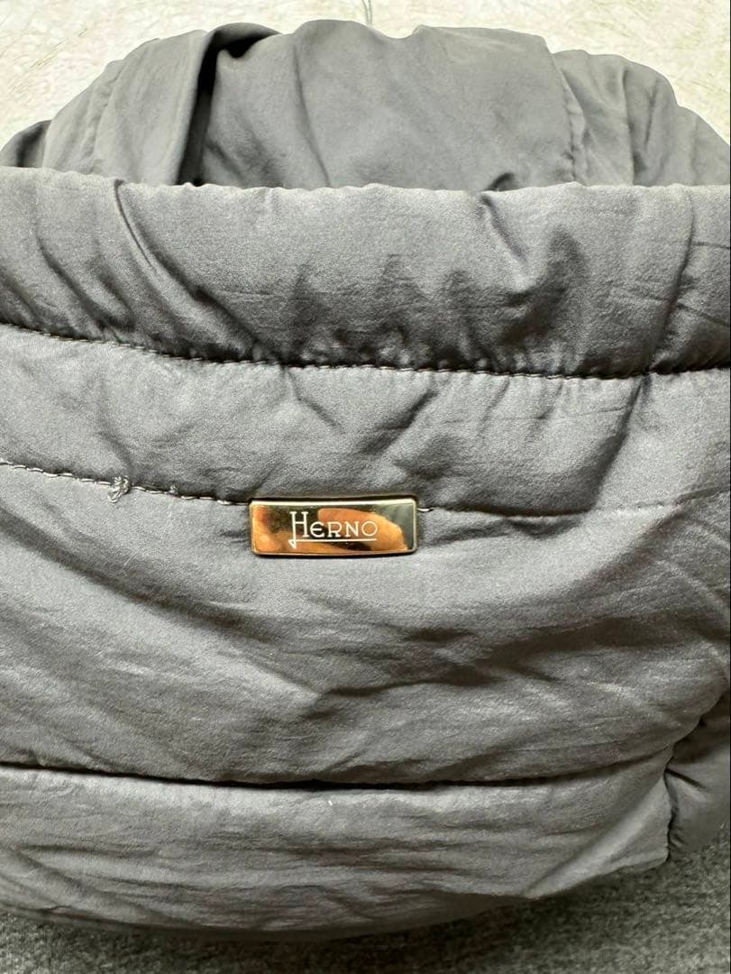 【良品】 HERRO ヘルノ ボンディングコート レディース サイズ40