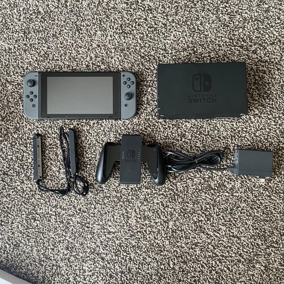 ★お値下げ★NintendoSwitch グレー 本体 付属品完備 箱付き
