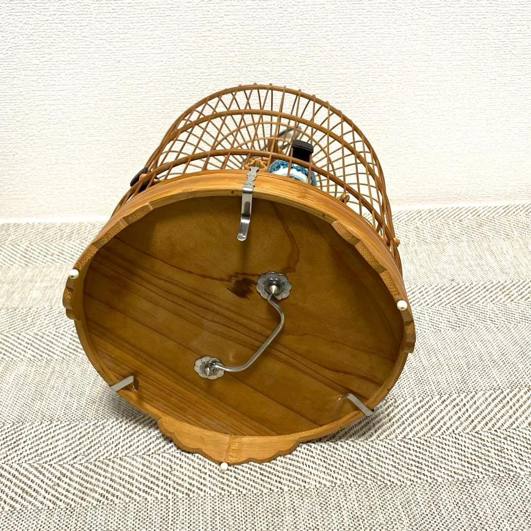 竹製 鳥かご 餌入れなどの小物セット　アジアン　インテリア【大幅お値下げ‼︎‼︎】