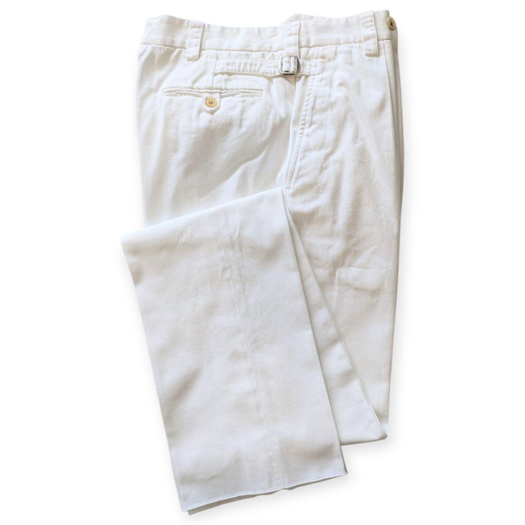 【新品】RALPH LAUREN PURPLE LABELホワイトチノスラックス