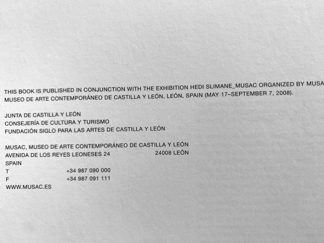 エディ・スリマン「 Rock Diary」Hedi Slimane