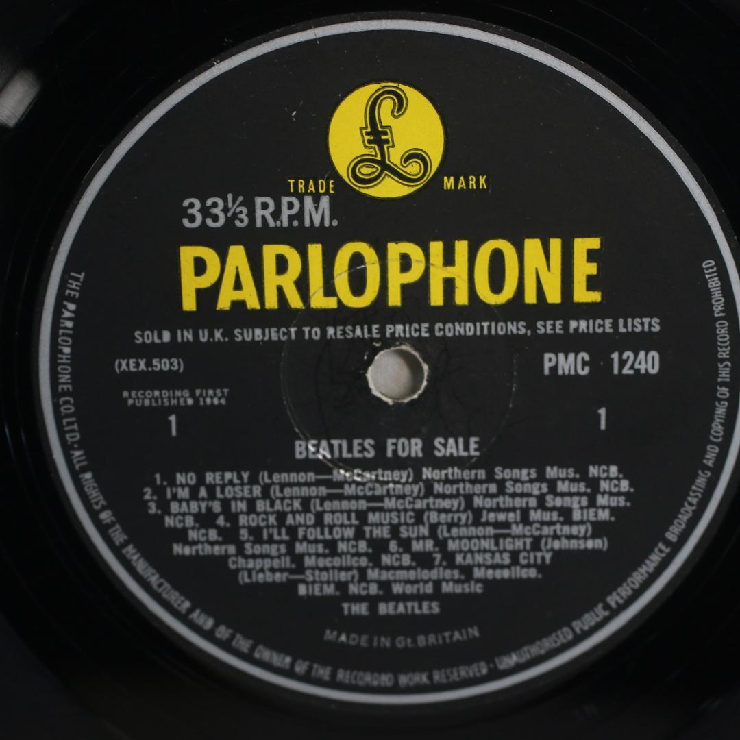 英LP The Beatles For Sale Mono 2ndプレス UK盤