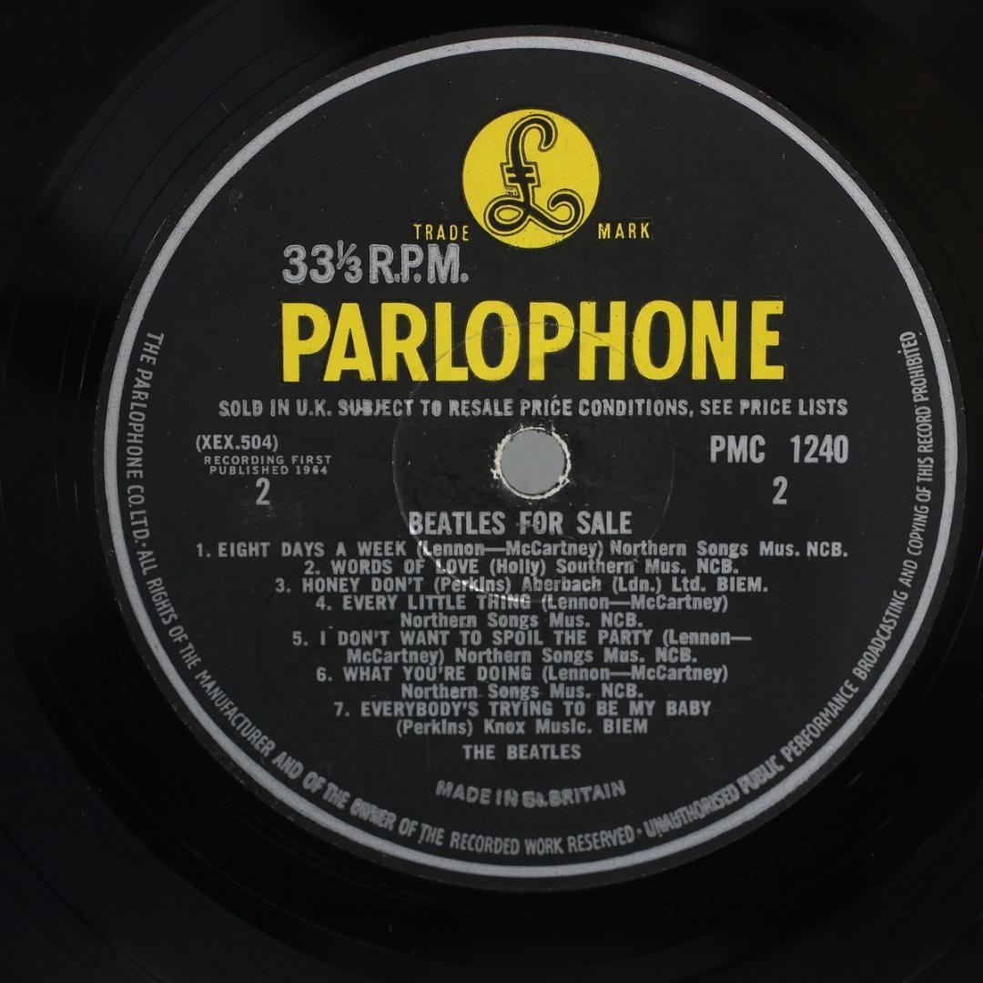 英LP The Beatles For Sale Mono 2ndプレス UK盤