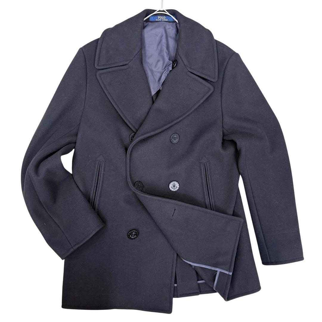 POLO RALPH ポロラルフ Pコート 肉厚メルトロンウールジャケット M