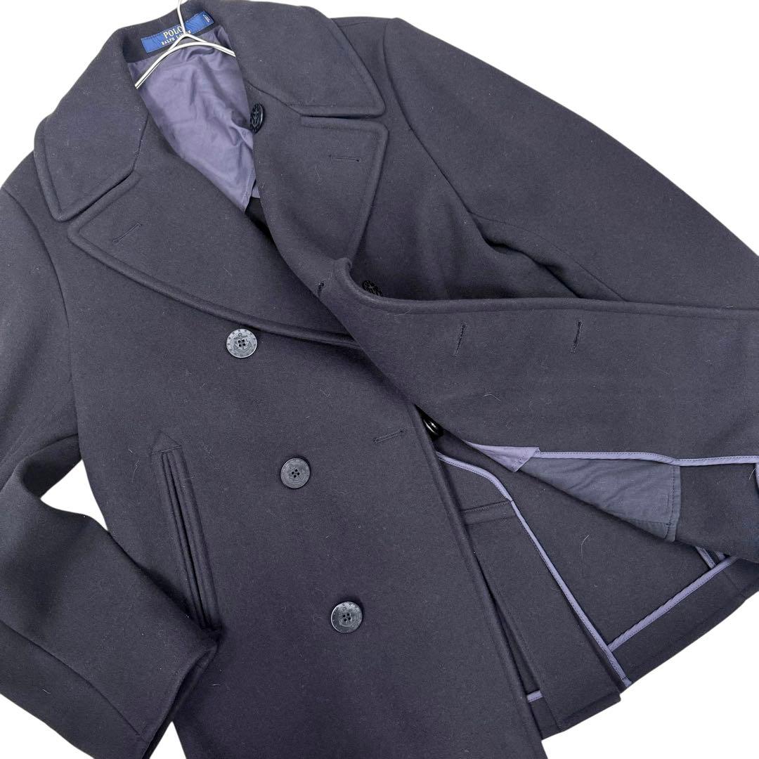 POLO RALPH ポロラルフ Pコート 肉厚メルトロンウールジャケット M