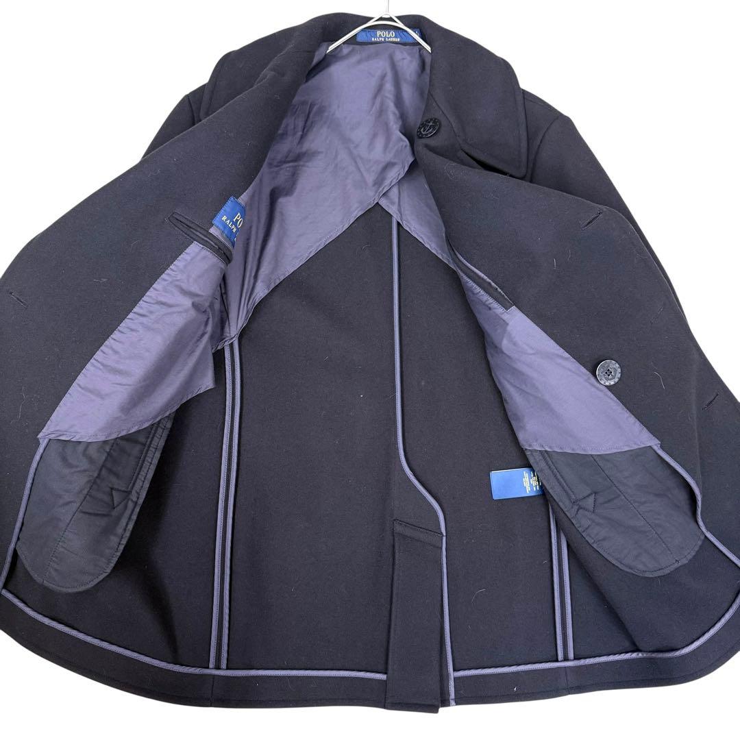 POLO RALPH ポロラルフ Pコート 肉厚メルトロンウールジャケット M