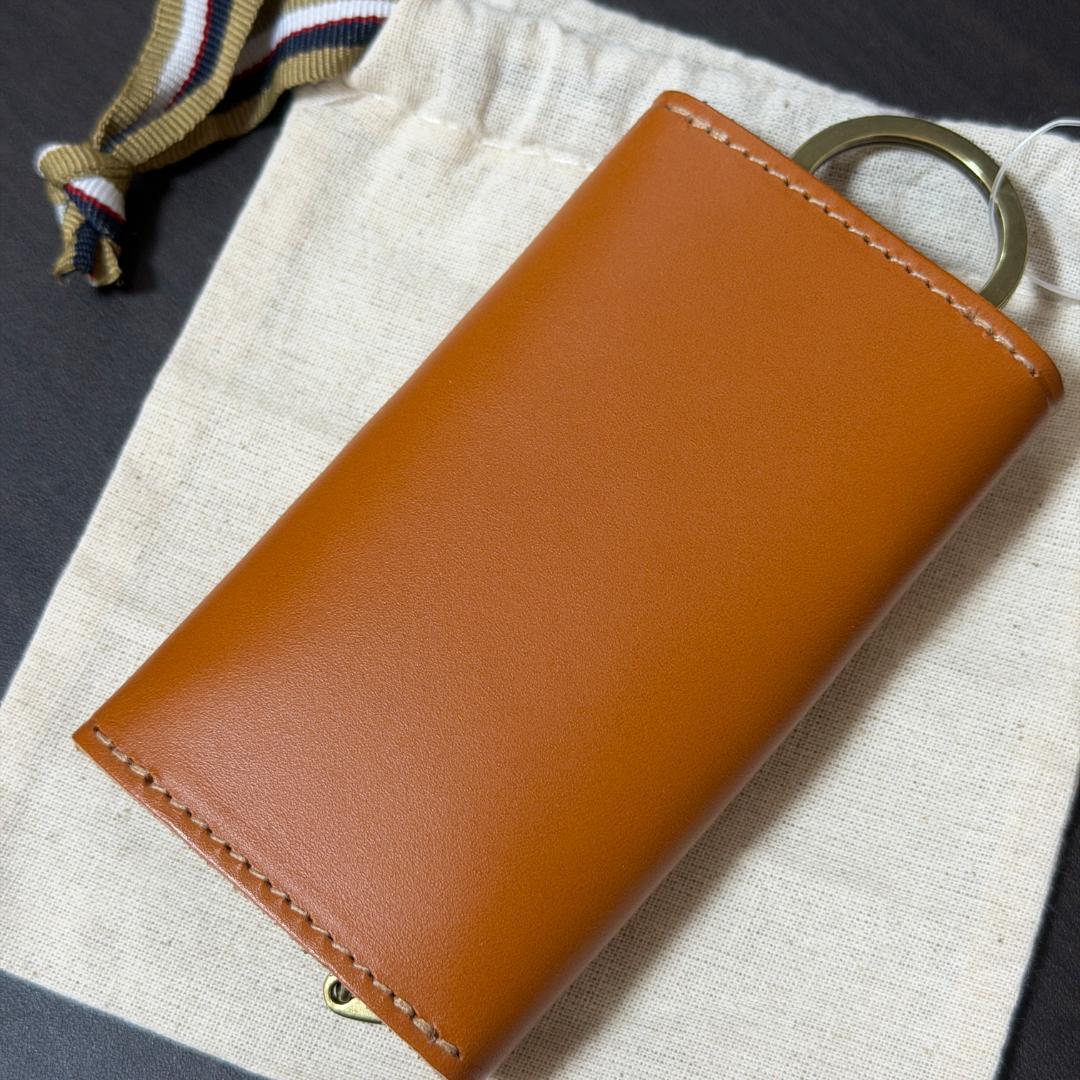 【新品未使用】イルビゾンテ キーケース キャラメル キャメル