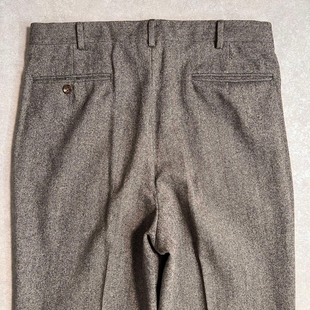 【極美品】ポロラルフローレン ブラウンヘリンボーン ウールサキソニー A5