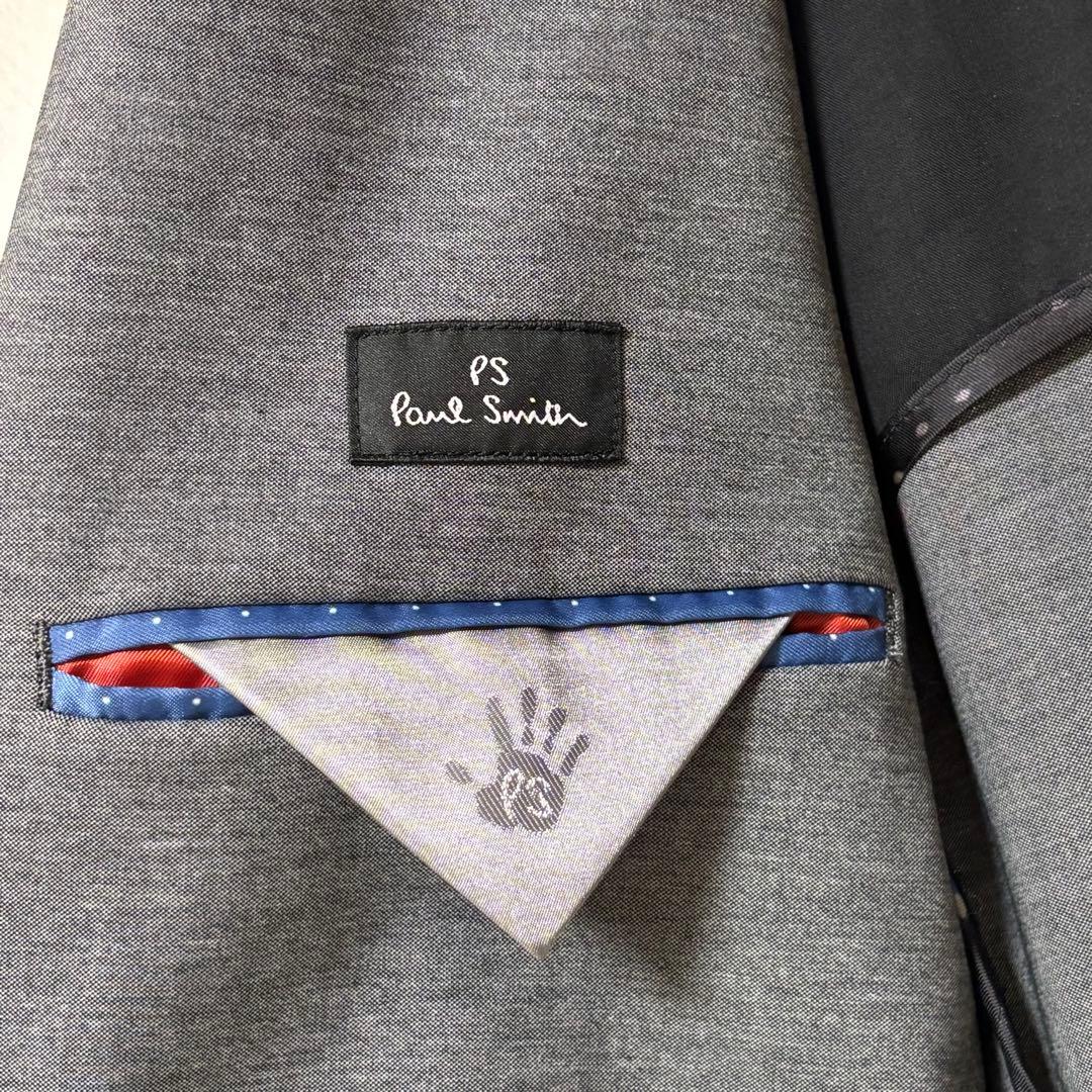 ✨️極美品 希少サイズ ポールスミス テーラードジャケット 背抜き 2L グレー