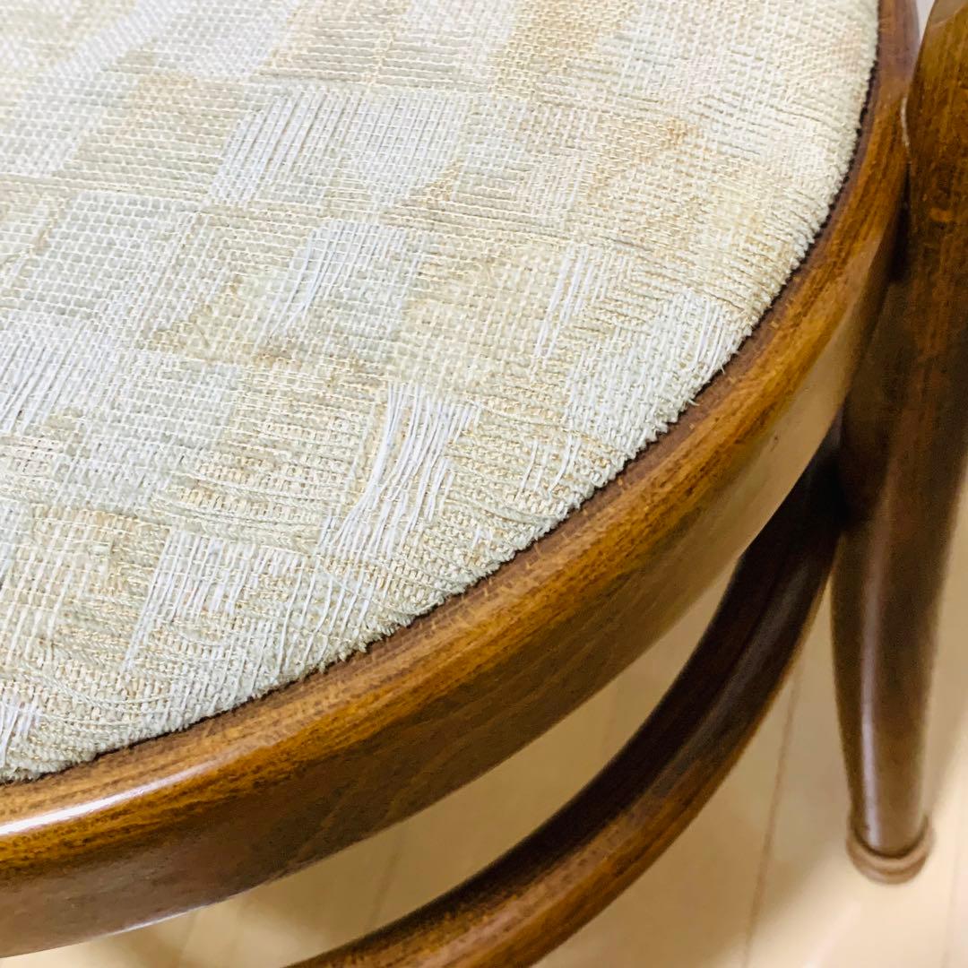 【希少】カリモク家具 ラタンバック ダイニングチェア 2脚