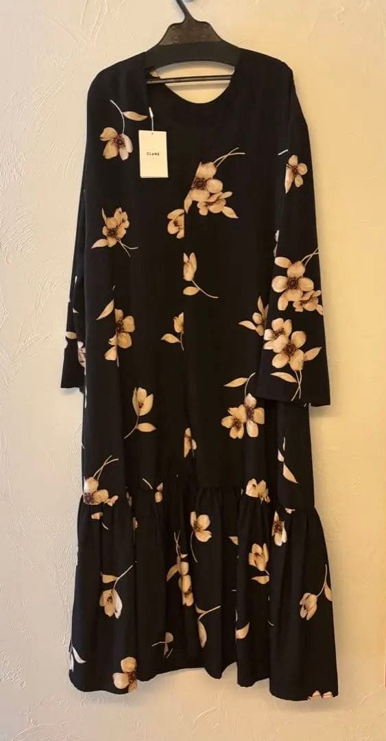 ワンピース CLANE W FACE GATHER SWITCH ONEPIECE