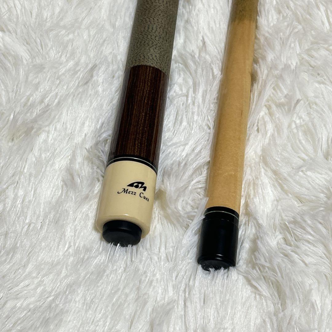 美品 Mezz 日本製 上位モデル セミハードケース付 キュー　ビリヤード
