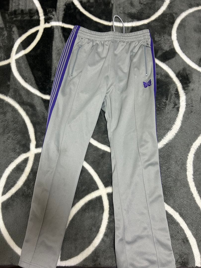【NEEDLES】 トラックパンツ　ストレート　purple gray