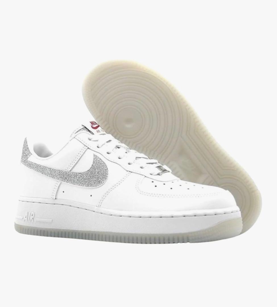 Nike Air Force 1 ホワイト/シルバー