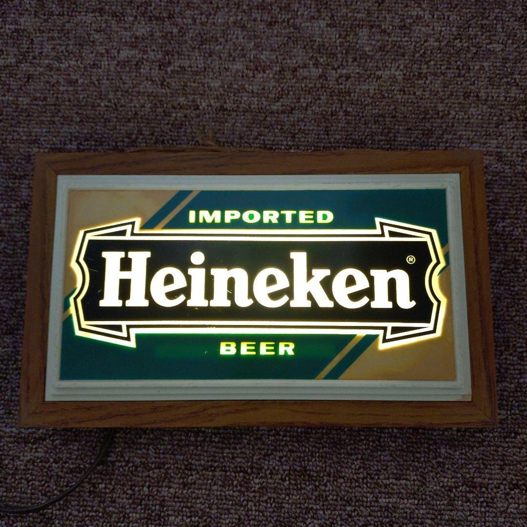 ハイネケン　電光看板　アンティーク　アメリカン雑貨