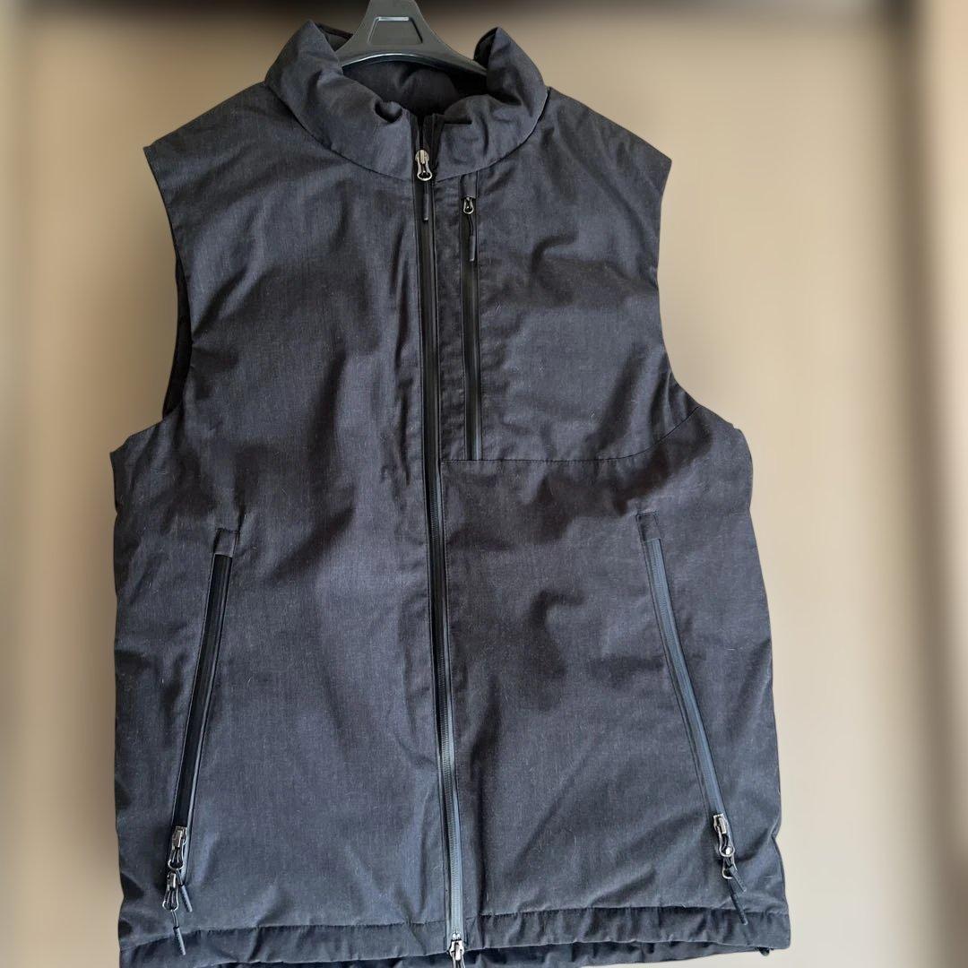 NANGA別注 HINOC ヒノック スタンドダウンベスト / 前開き 日本製