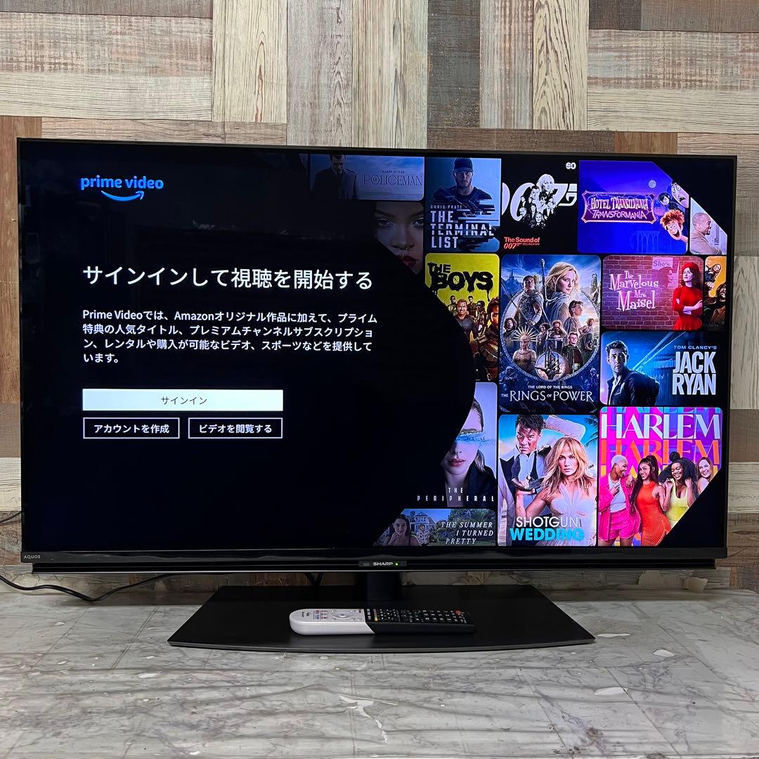 全国送料込❣️シャープ43型4Kチューナー内蔵Android TVアプリ多数視聴