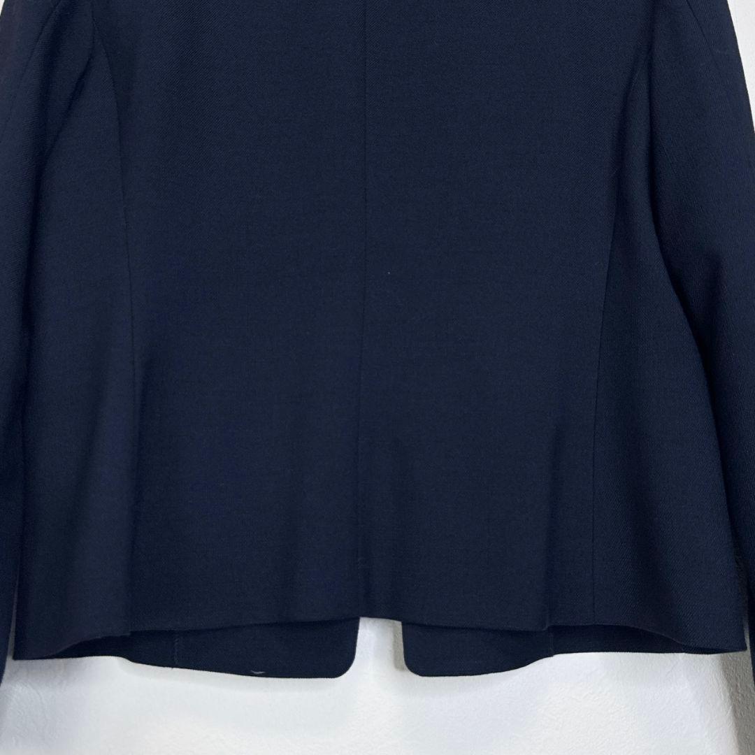 りみになります【タグ付き】indivストレッチツィードノーカラージャケット