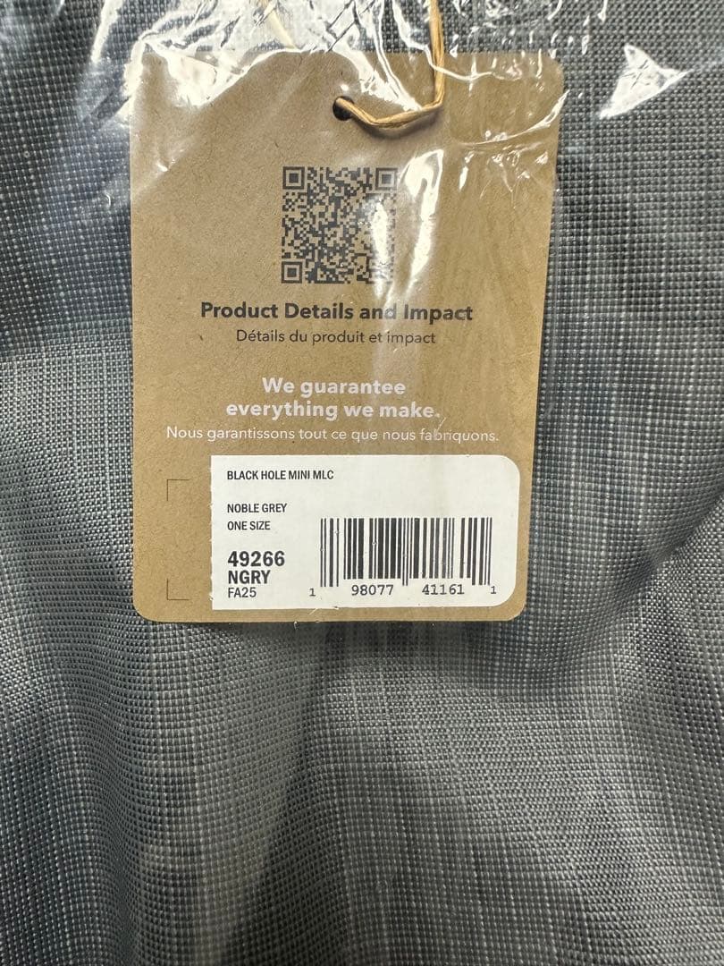 新品 パタゴニア NGRY ブラックホール ミニ MLC 30L 2泊 バック